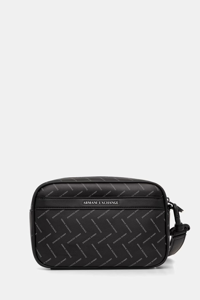 Armani Exchange kozmetička torbica za muškarce crna XM002600.AF22654.NOS