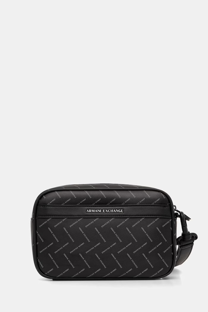Armani Exchange kozmetička torbica za muškarce crna XM002600.AF22654.NOS