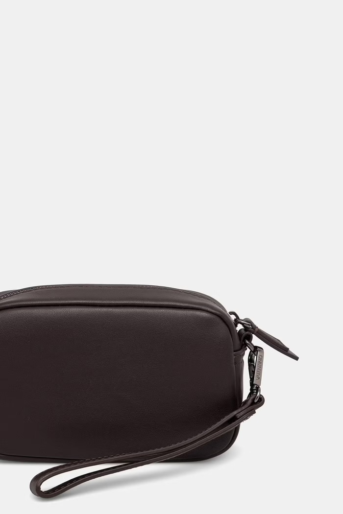 Accesorii Valentino Bags trusă cosmetică pentru bărbați, cu imitație de piele HORIZON VBE8UT669 maro