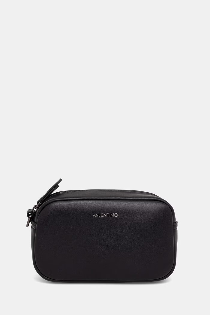 Valentino Bags trusă cosmetică pentru bărbați, cu imitație de piele HORIZON negru VBE8UT669