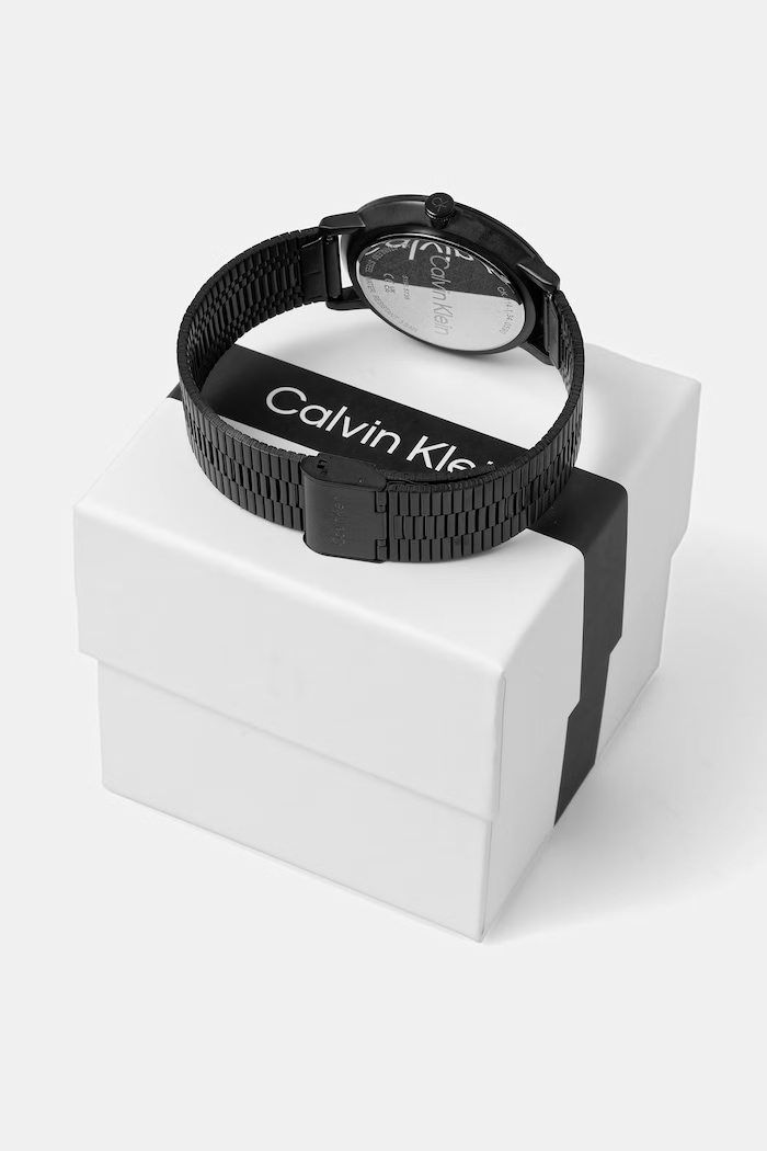 Doplnky Calvin Klein hodinky pánske 25200550 čierna