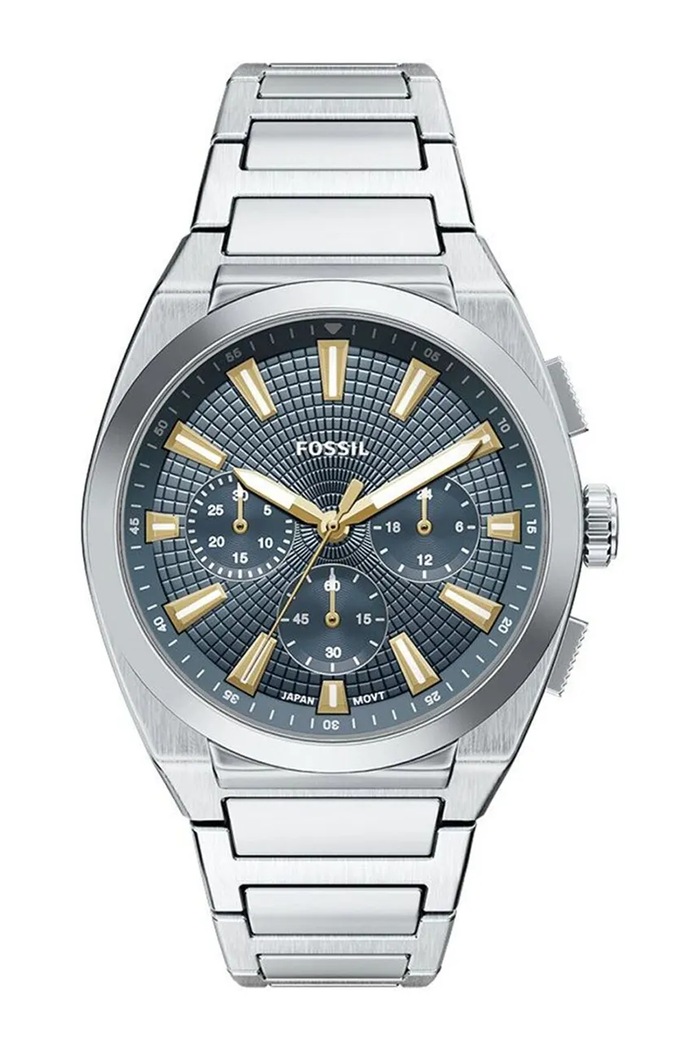 Fossil ceas pentru bărbați Everett argintiu FS6154J