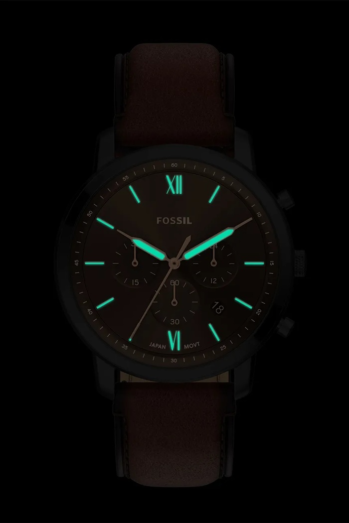 Fossil ura moška Neutra rjava FS6163