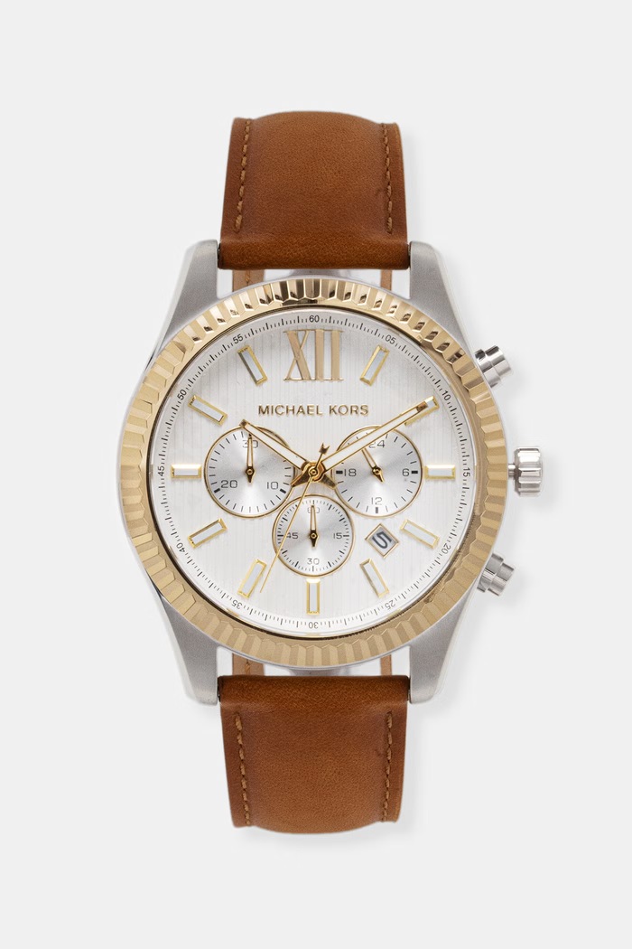Michael Kors Часовник мъжки Lexington Man Chrono злато MK9257
