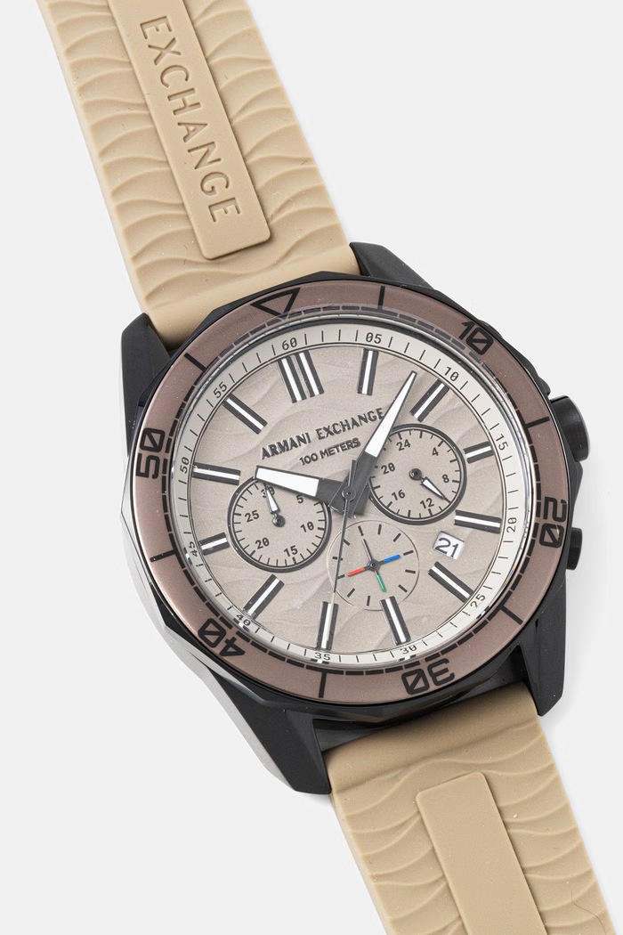 Armani Exchange športové hodinky pánske Spencer AX1971 béžová AA00
