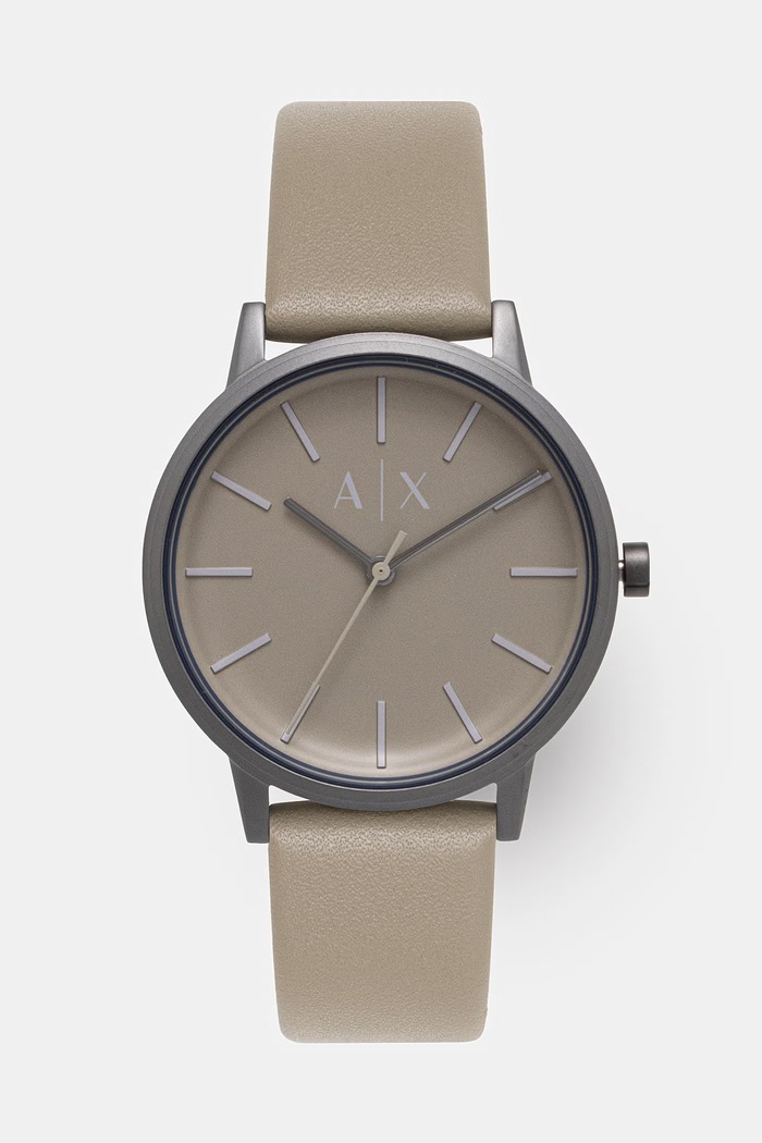 Armani Exchange hodinky pánske Cayde béžová AX2766