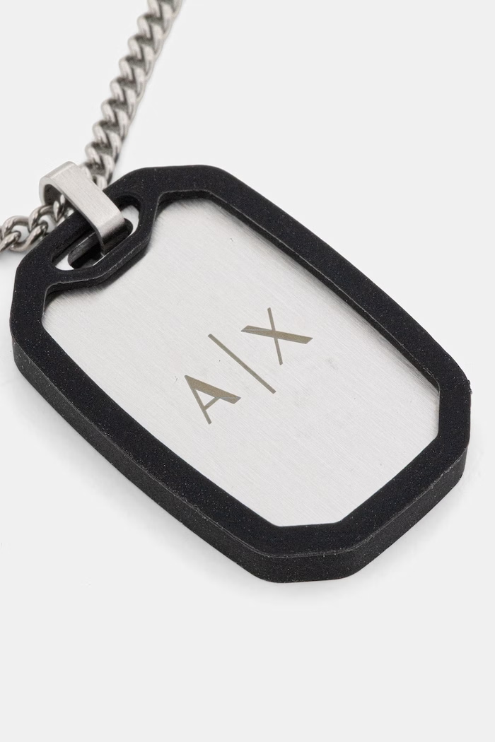 Armani Exchange nyaklánc férfi Classic AXG0169040 ezüst AA00