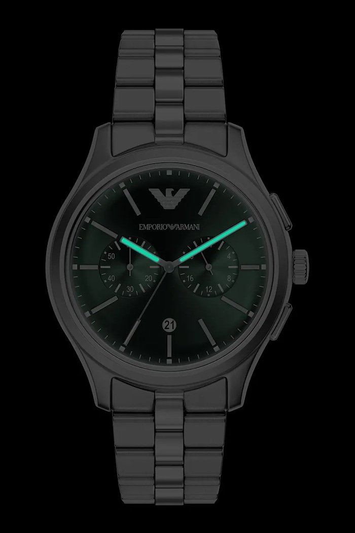 Emporio Armani hodinky pánske Dario strieborná AR11746