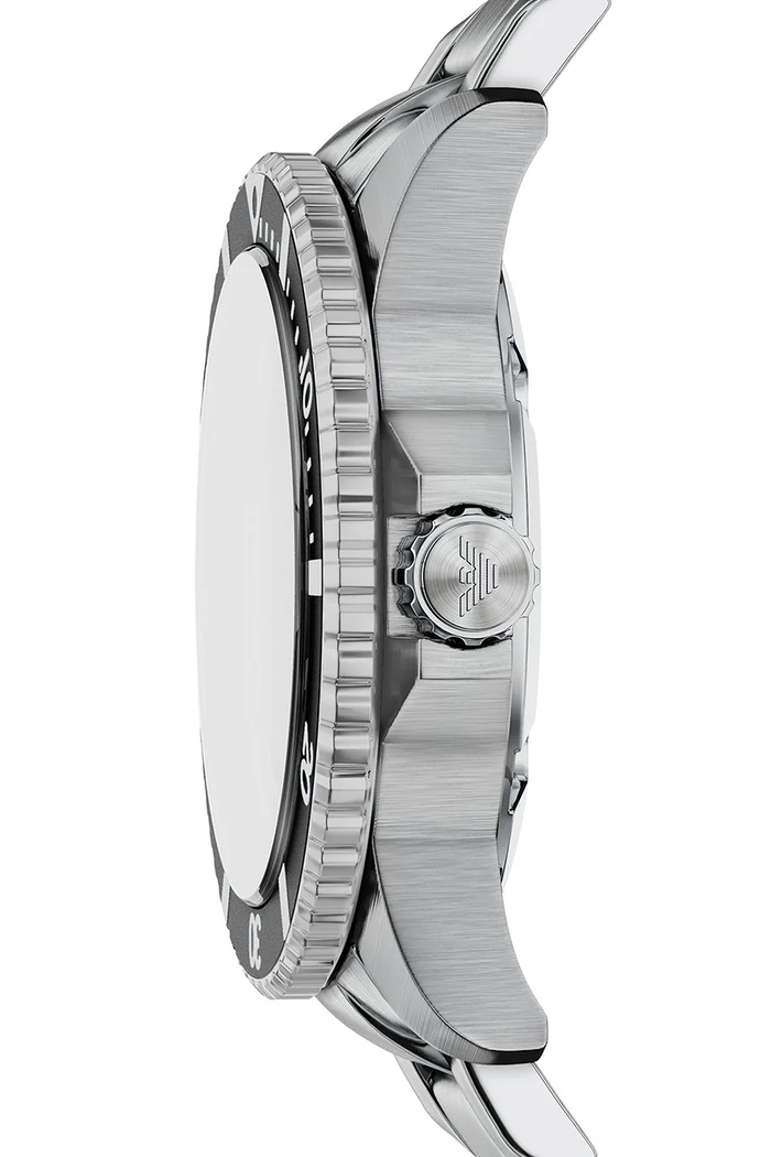 Doplnky Emporio Armani športové hodinky pánske World Explorer AR11787 strieborná