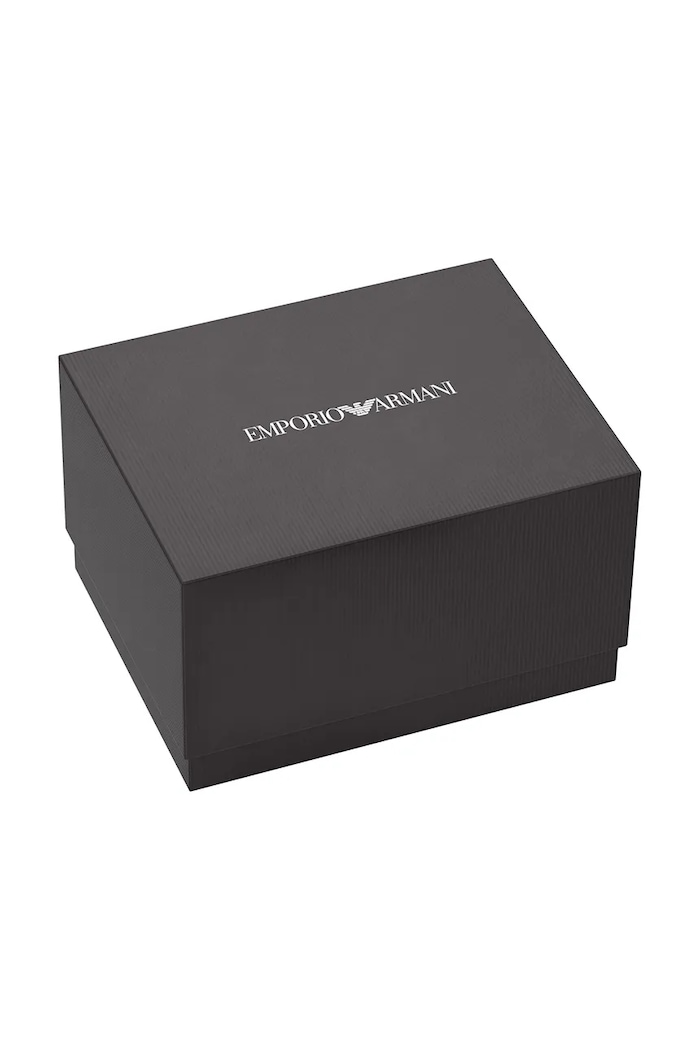 Emporio Armani sada hodiniek a náramku pánska Minimalist AR80087SET strieborná AA00