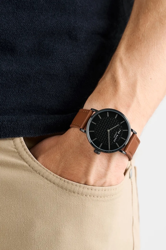 Ted Baker hodinky pánske čierna BKPSGF504