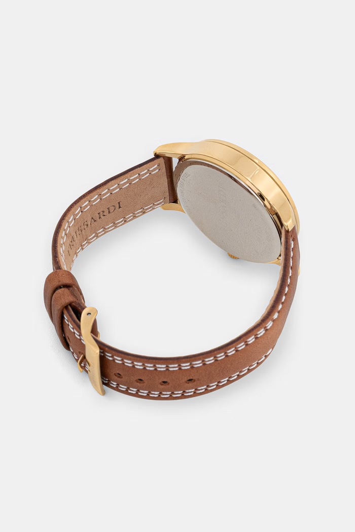 Αξεσουάρ Trussardi ανδρικό ρολόι T-INEDITO R2451174003 χρυσαφί