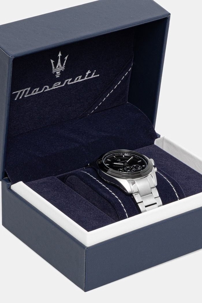Dodatki MASERATI ura za moške R8873612066 srebrna