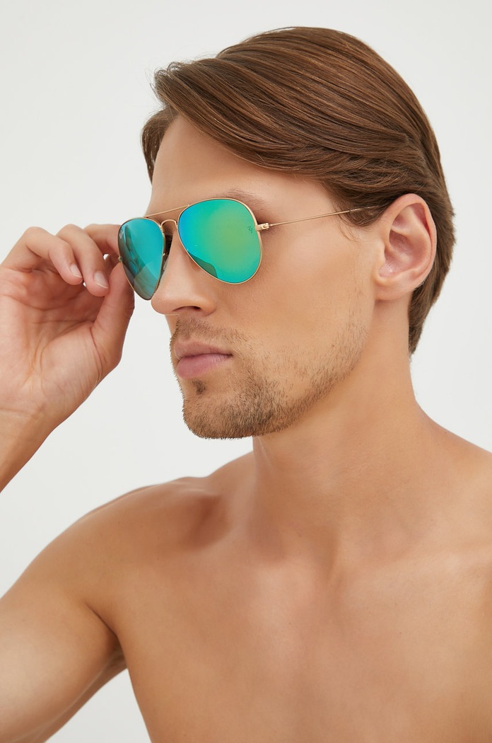 Слънчеви очила Ray-Ban AVIATOR LARGE METAL злато 0RB3025.112.19