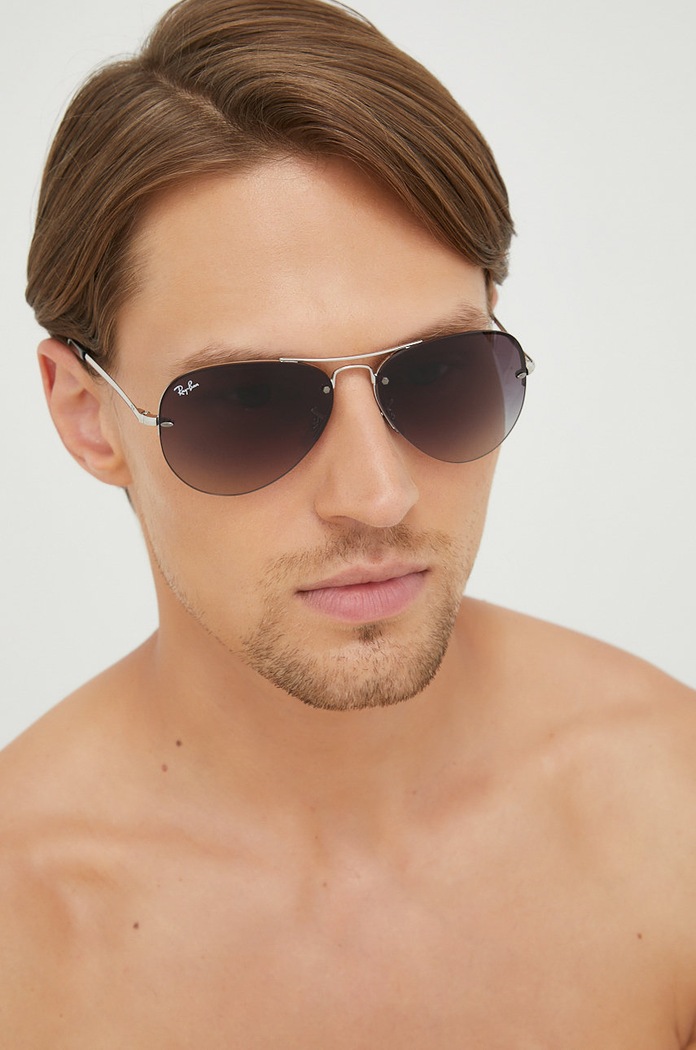 Ray-Ban γυαλιά ασημί 0RB3449.003.8G