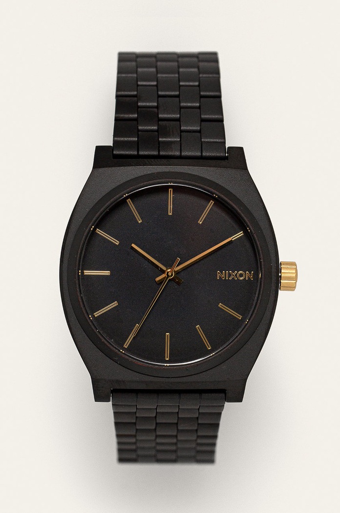 Nixon - Ceas Time Teller Matte Black/Gold negru A451041