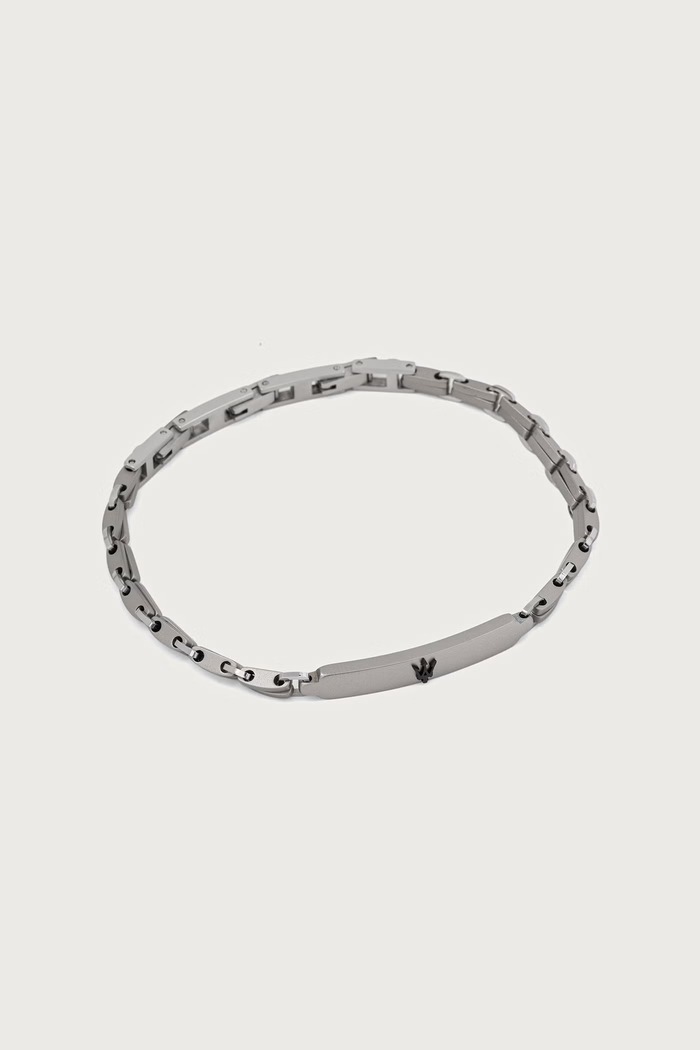 MASERATI Bransoletka męska ze stali nierdzewnej TITANIUM srebrny JM426AXF06