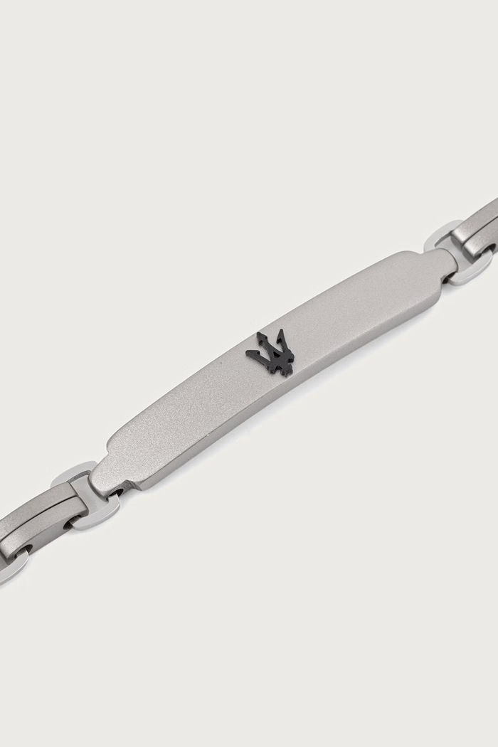 MASERATI Bransoletka męska ze stali nierdzewnej TITANIUM JM426AXF06 srebrny AA00