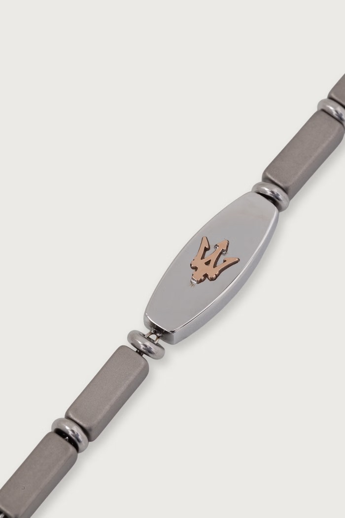 MASERATI Naszyjnik męski TITANIUM JM426AXF01 srebrny AA00