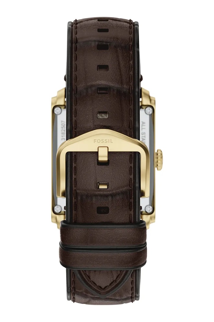 Fossil Zegarek męski Carraway ME3281 brązowy AA00