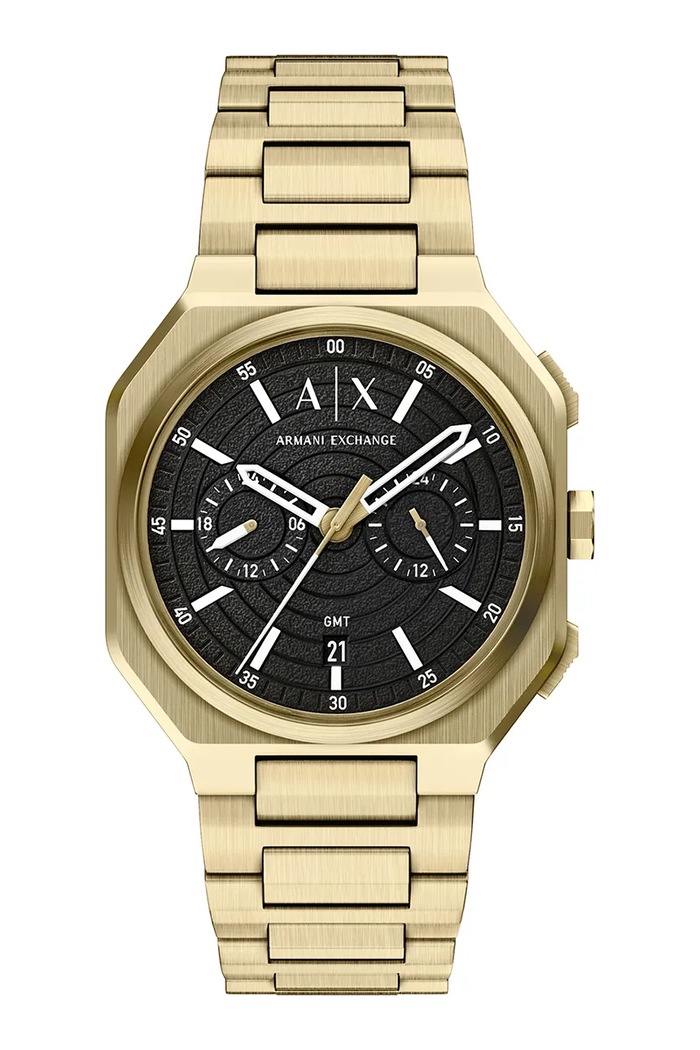 Armani Exchange Zegarek męski Beat złoty AX1476