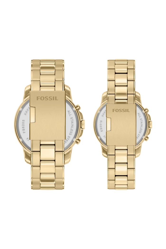 Fossil Zegarek męski Grant FS6200SET złoty AA00
