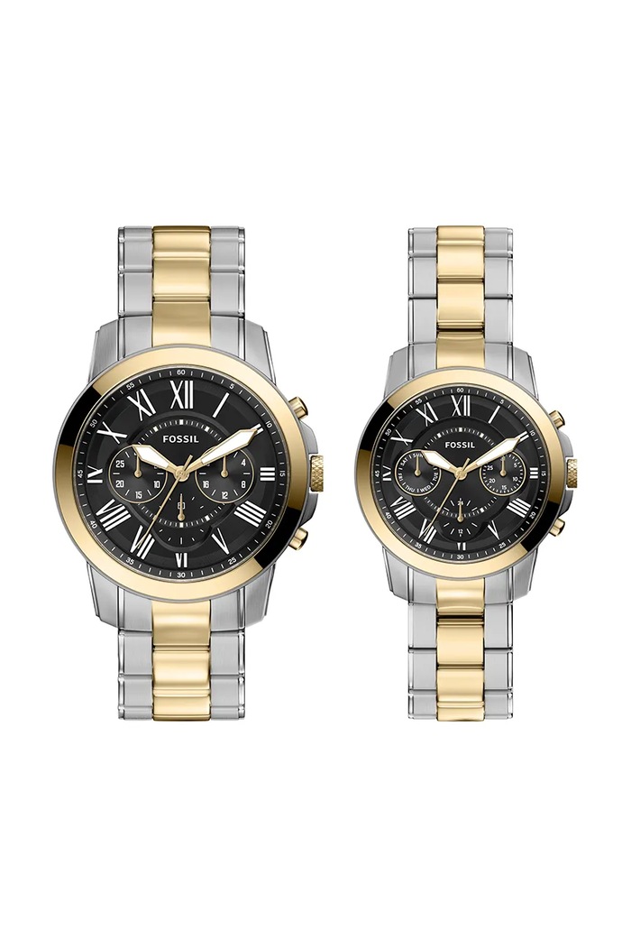 Fossil Zegarek męski Grant multicolor FS6202SET