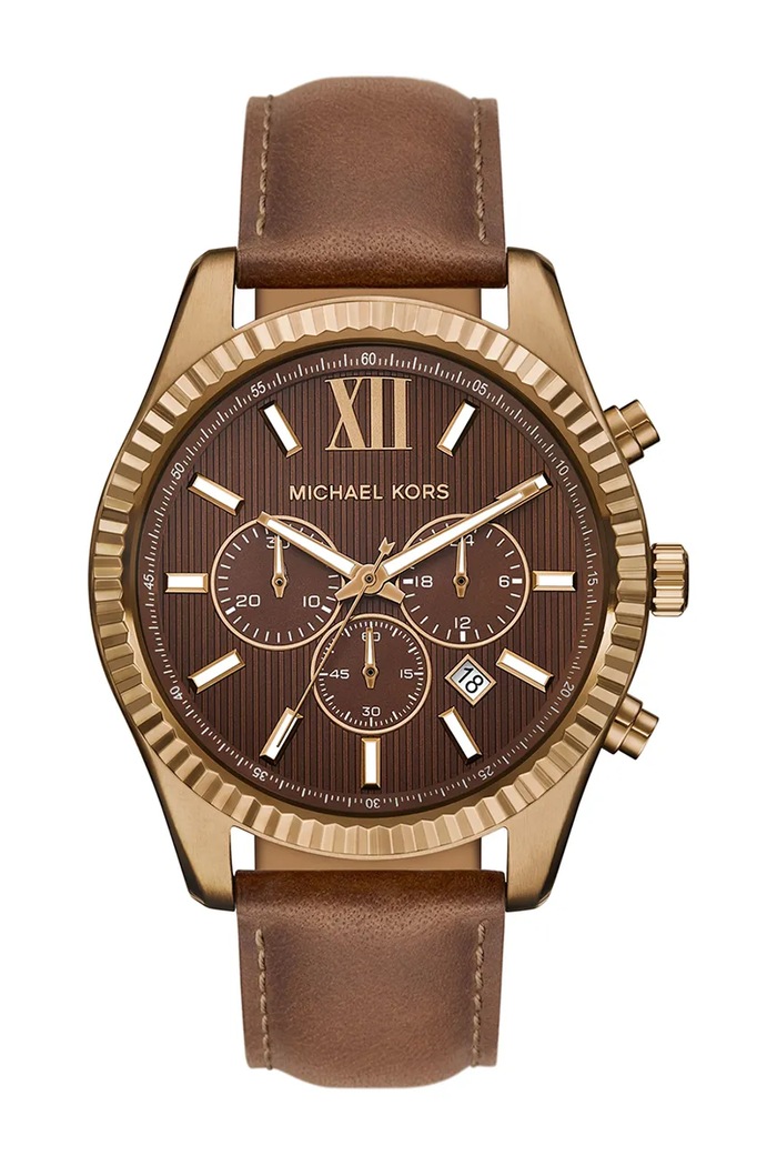 Michael Kors Zegarek męski Lexington brązowy MK9286