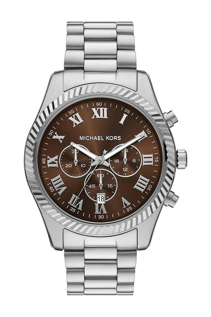 Michael Kors Zegarek męski Lexington srebrny MK9278