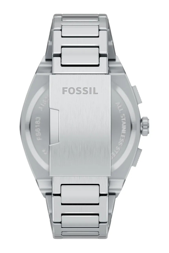 Fossil Zegarek męski Everett FS6183 srebrny AA00