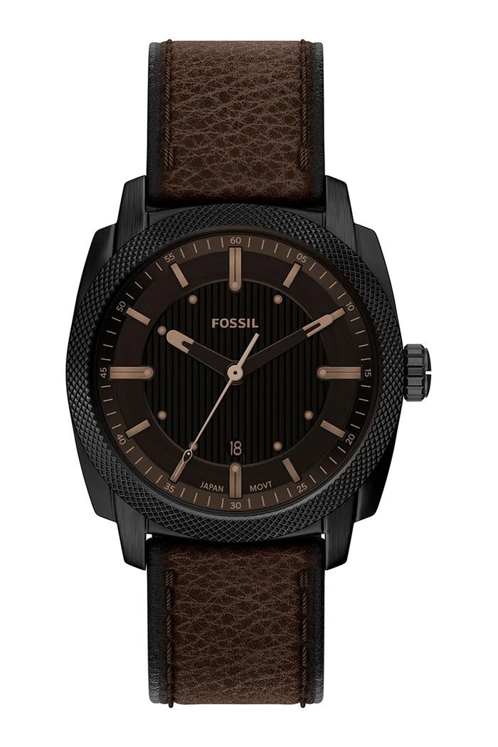 Fossil Zegarek męski Machine brązowy FS6187