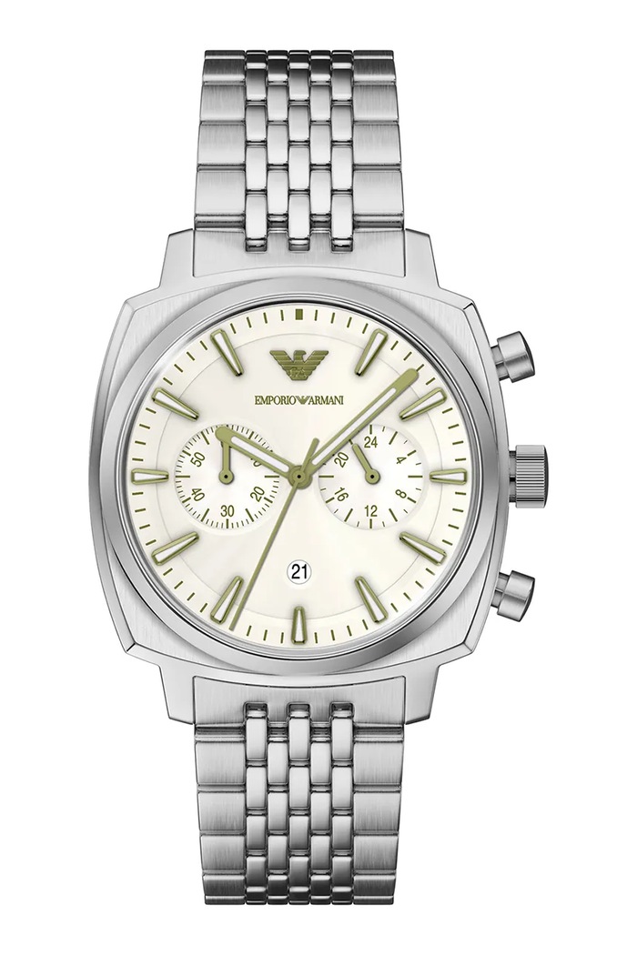 Emporio Armani Zegarek męski Carlo srebrny AR11800