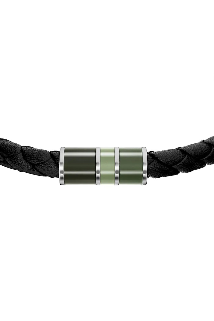 Fossil Bransoletka męska Everett JF05024040 czarny AA00