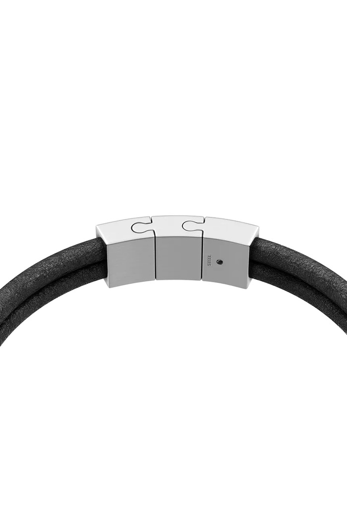 Akcesoria Fossil Bransoletka męska Machine JF05008040 czarny