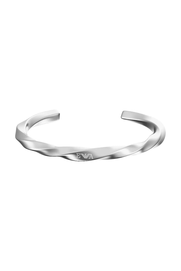 Emporio Armani Bransoletka męska ze stali nierdzewnej Fashion srebrny EGS3364040