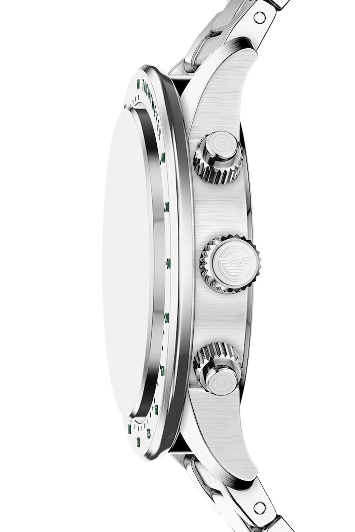Akcesoria Emporio Armani Zegarek i bransoletka męskie Mario AR80088SET srebrny