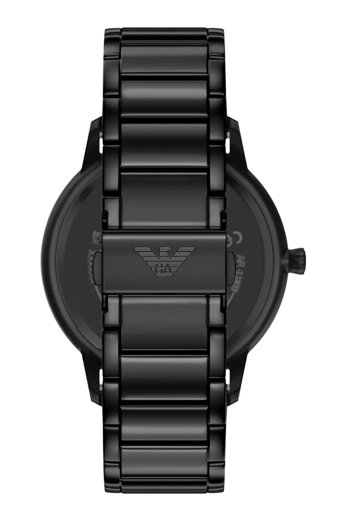 Emporio Armani Bransoletka i zegarek męski Ruggero AR80089SET czarny AA00