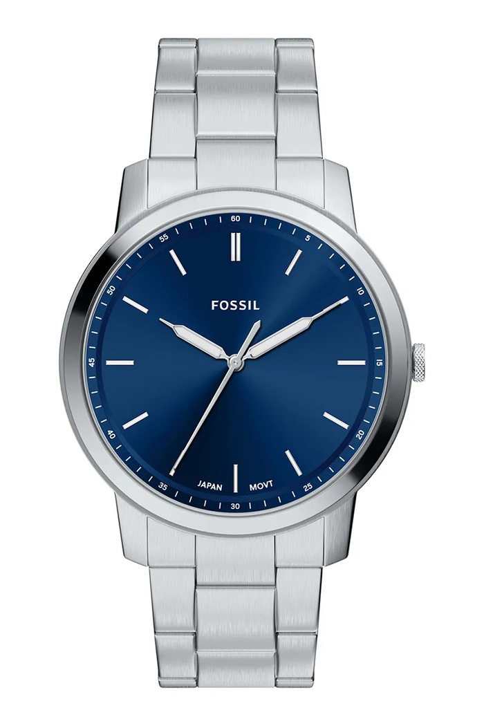 Fossil Zegarek męski Minimalist srebrny FS6180