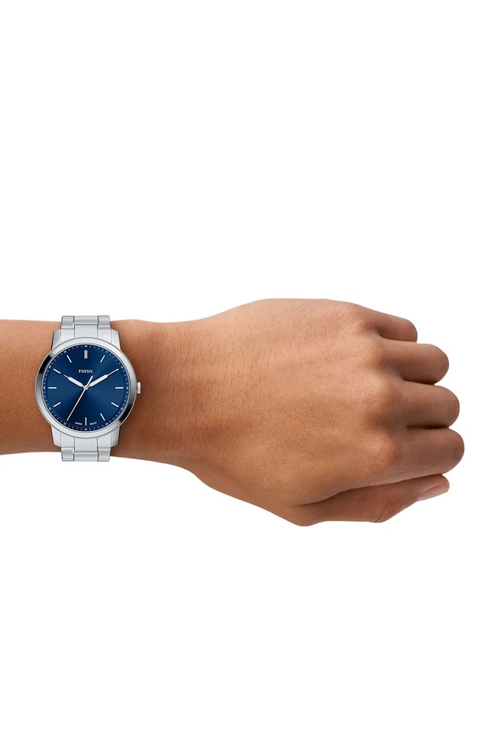 Zegarek męski Minimalist Fossil FS6180 srebrny