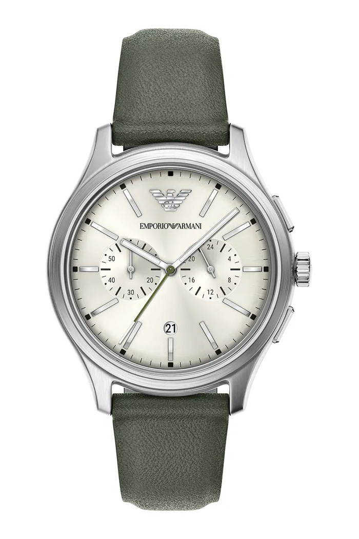 Emporio Armani Zegarek męski Dario srebrny AR11801