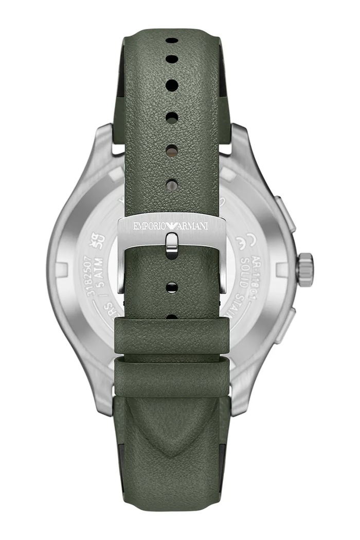 Emporio Armani Zegarek męski Dario AR11801 srebrny AA00