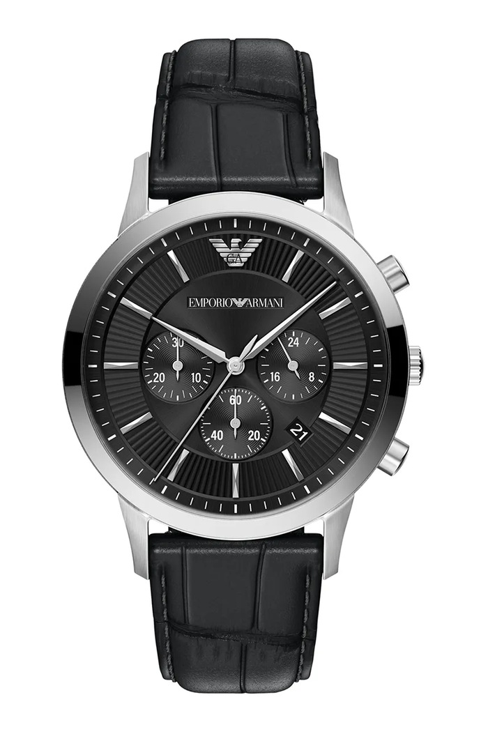Emporio Armani Zegarek męski Iconico czarny AR11820