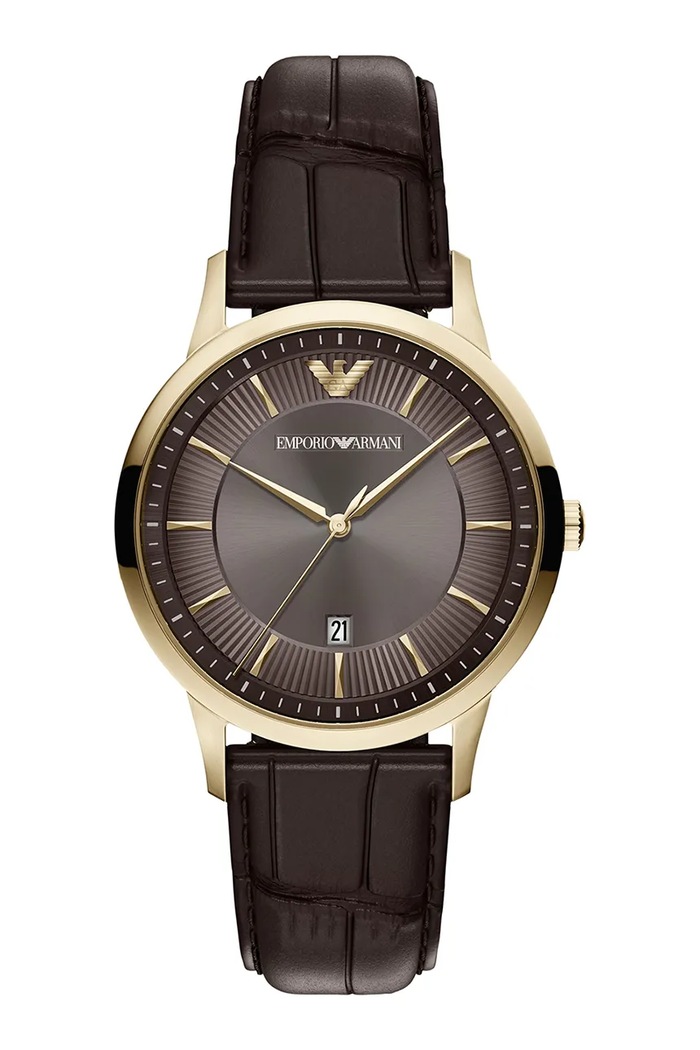 Emporio Armani Zegarek męski Iconico brązowy AR11824