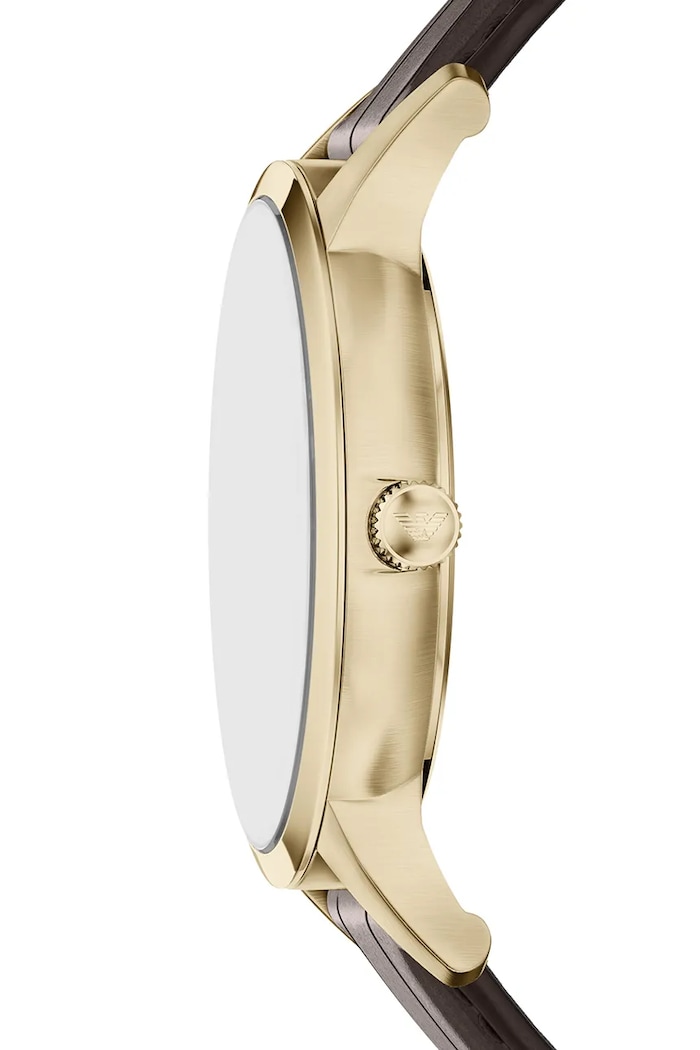 Akcesoria Emporio Armani Zegarek męski Iconico AR11824 brązowy
