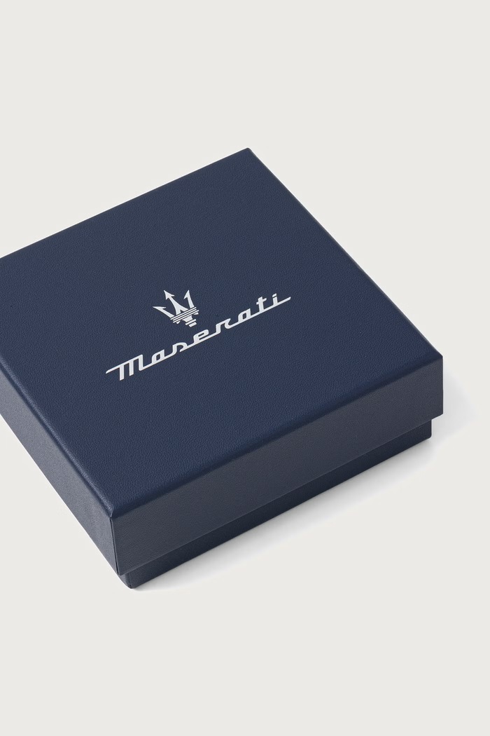 Akcesoria MASERATI Bransoletka męska LEATHER JM525AVE34 czarny