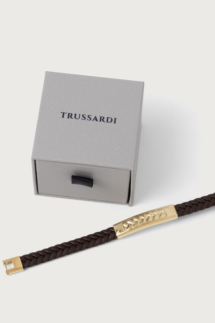 Akcesoria Trussardi Bransoletka męska TJAXZ20 brązowy