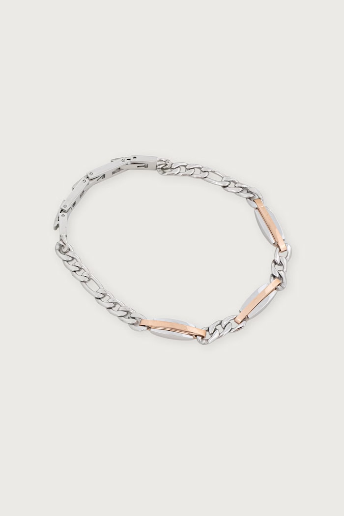 Trussardi bransoletka męska srebrny TJAXV38