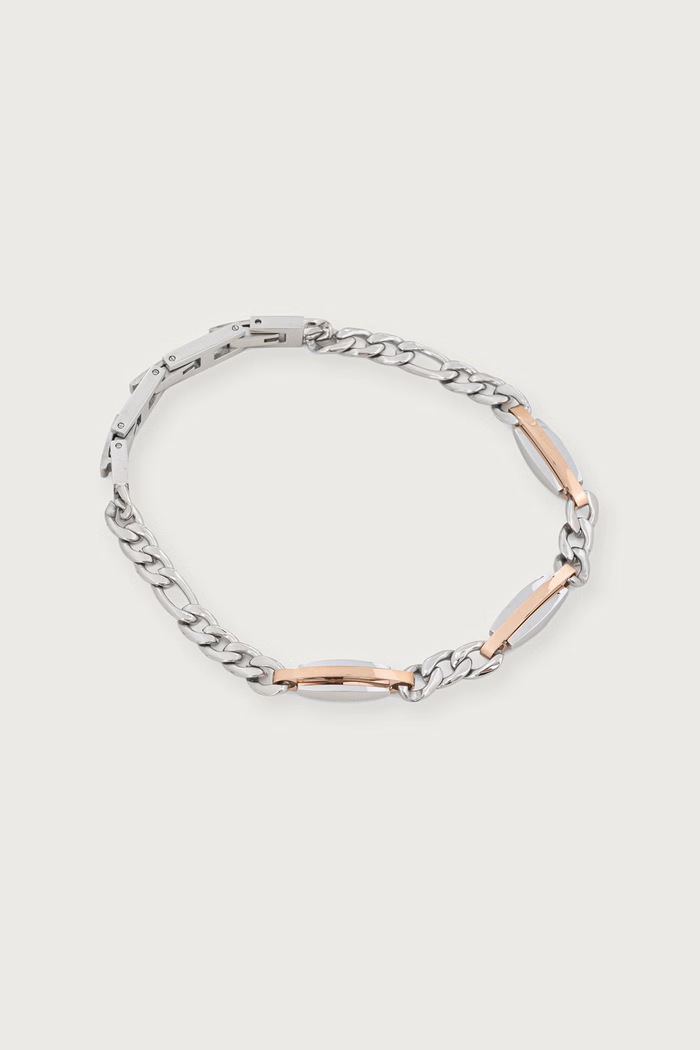 Trussardi bransoletka męska srebrny TJAXV38