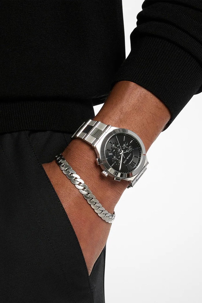 Michael Kors zestaw zegarek i bransoletka męski Billie MK9272SET srebrny