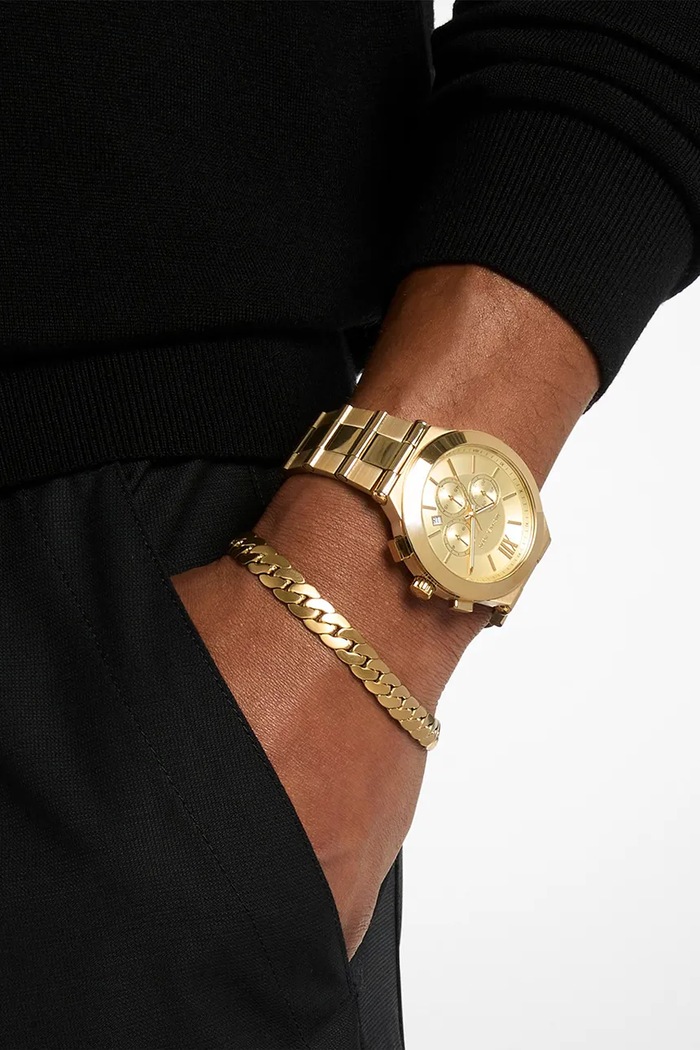 Michael Kors zestaw zegarek i bransoletka męski Billie MK9270SET złoty